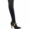Moschino Icon charm 100mm above-knee boots