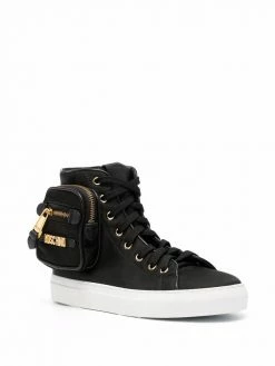 Moschino side-pocket high-top sneakers