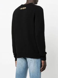 Moschino rear-logo wool-cashmere jumper