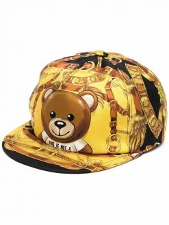 Moschino teddy bear-print flat cap
