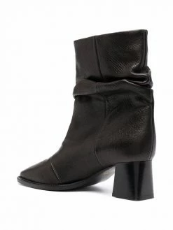 Moschino 50mm logo-plaque ankle boots