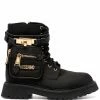 Moschino zip-pocket ankle boots