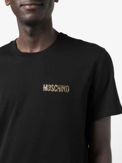 Moschino chest-logo cotton T-shirt