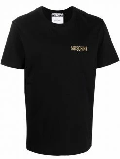 Moschino chest-logo cotton T-shirt