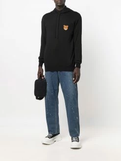 Moschino Teddy Bear patch hoodie