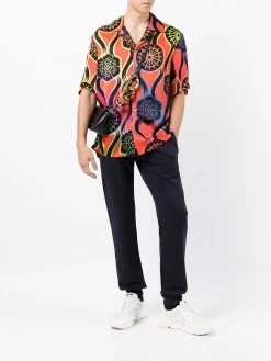 Moschino elasticated-waist cotton track trousers