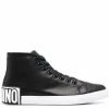 Moschino rear logo high-top sneakers