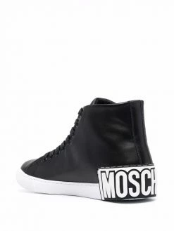 Moschino rear logo high-top sneakers