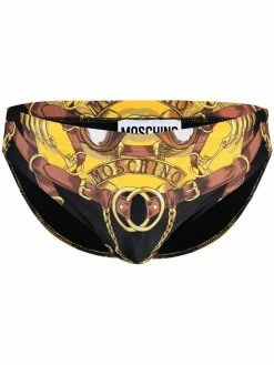 Moschino bear-motif swimming trunks