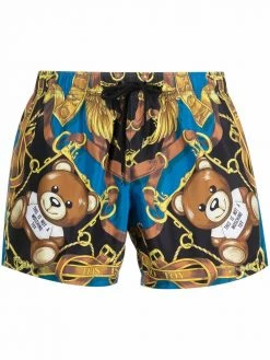 Moschino teddy bear print swim shorts