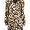 Moschino leopard-print shirt dress