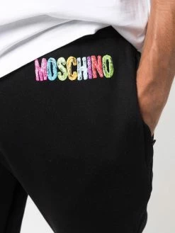 Moschino embroidered-logo sweatpants
