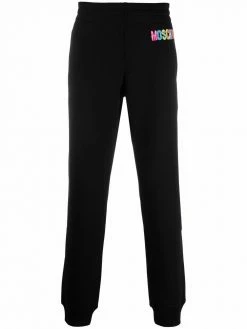 Moschino embroidered-logo sweatpants