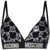 Moschino chain-link print bra