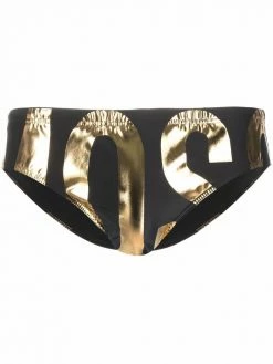 Moschino logo-print swimming trunks