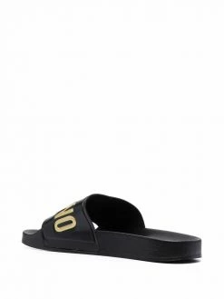 Moschino contrast-logo slides