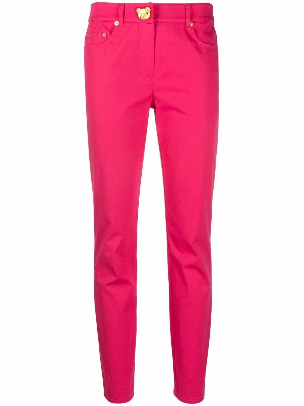 New ✔️ Moschino Teddy motif slim fit trousers ❤️ 3 Moschino teddy-motif slim-fit trousers