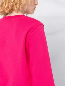 Moschino logo-print cotton sweater