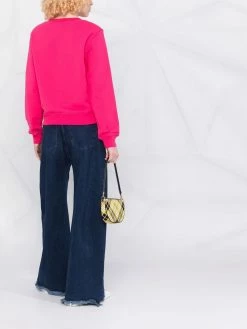 Moschino logo-print cotton sweater