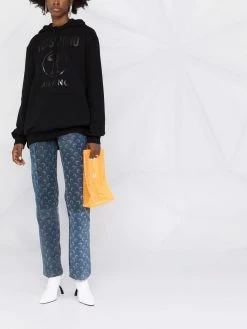Moschino logo-print drawstring hoodie