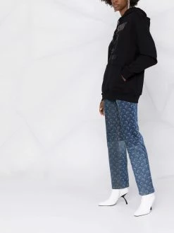 Moschino logo-print drawstring hoodie