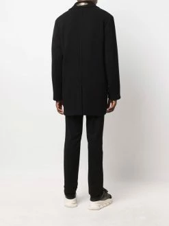 Best Pirce โ Moschino Logo plaque wool ๐งฅ coat ๐ 10 Moschino logo-plaque wool coat