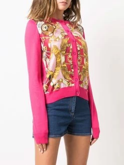 Moschino bear-motif knitted cardigan