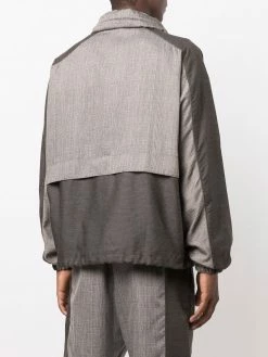 Moschino logo zipped jacket