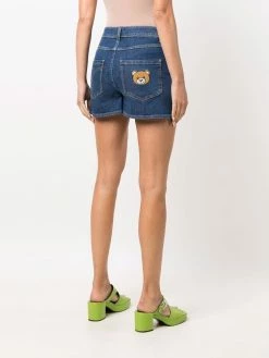 Wholesale ๐ Moschino Logo patch mini denim shorts ๐ 10 Moschino logo-patch mini denim shorts
