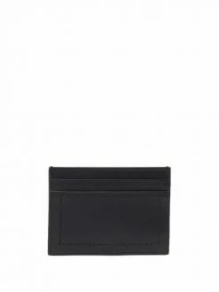 Moschino logo plaque cardholder