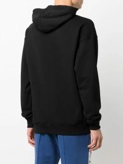 Moschino logo-print cotton hoodie