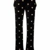 Moschino embroidered toy-bear trousers