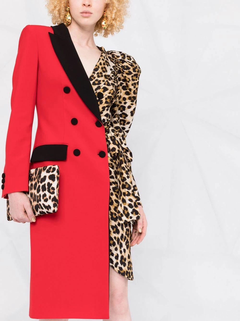 Outlet ๐ฅฐ Moschino Mixed Garments midi robe manteau ๐ dress ๐ฅ 7 Moschino Mixed Garments midi robe manteau dress