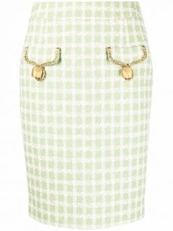 Moschino tweed pensil skirt