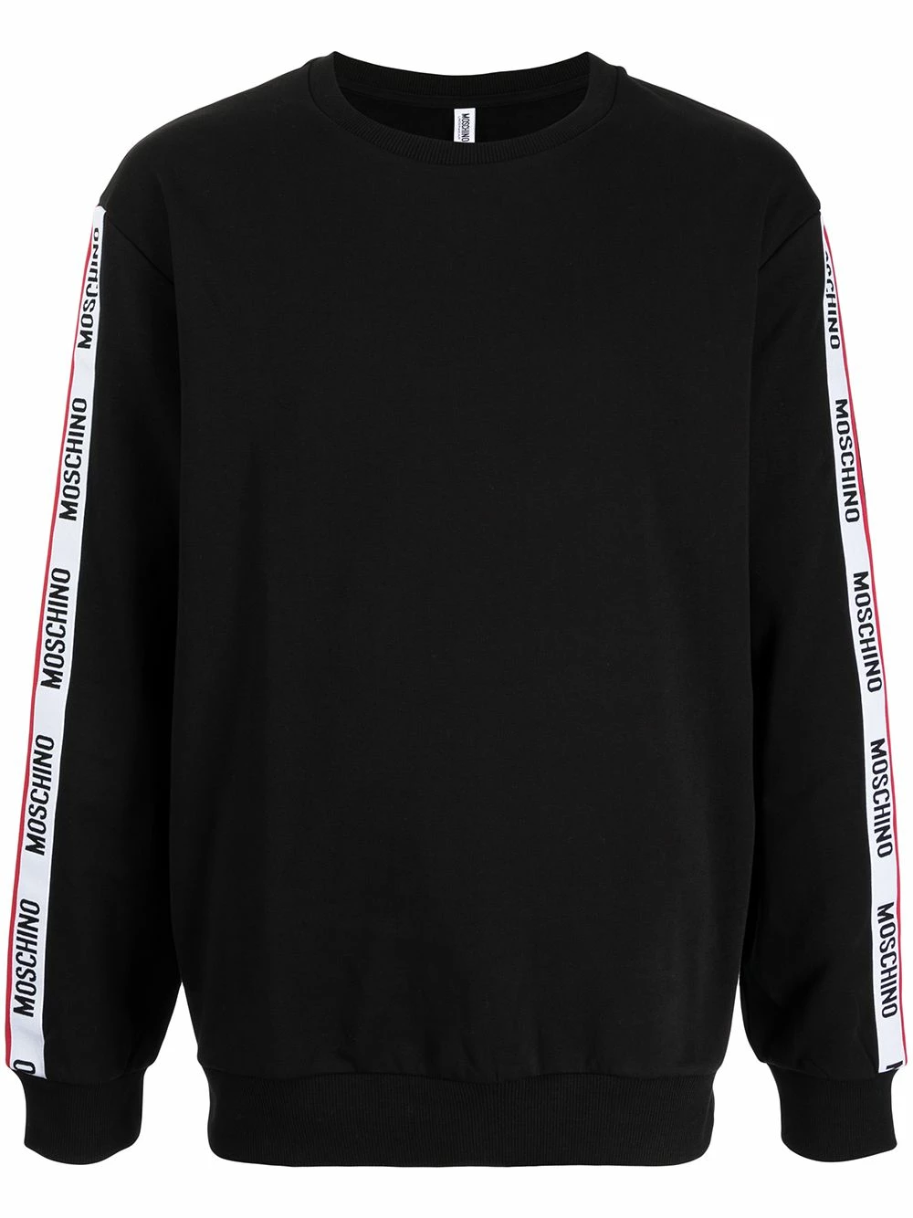 Hot Sale ๐ Moschino Logo tape cotton sweatshirt ๐ 3 Moschino logo-tape cotton sweatshirt