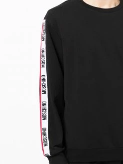 Hot Sale ๐ Moschino Logo tape cotton sweatshirt ๐ 11 Moschino logo-tape cotton sweatshirt