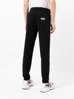 Moschino logo-tape track pants