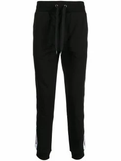 Moschino logo-tape track pants