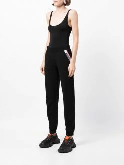 Moschino logo-trim leggings