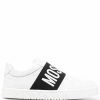 Moschino logo-strap low-top sneakers