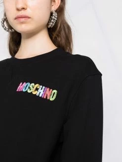 Moschino embroidered logo sweatshirt