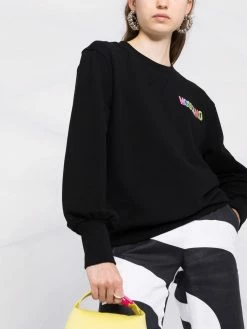 Moschino embroidered logo sweatshirt