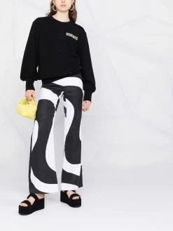 Moschino embroidered logo sweatshirt