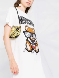 Moschino Teddy Bear intarsia T-shirt dress