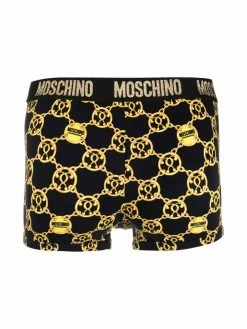 Moschino Double Question Mark logo-waistband boxers