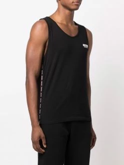 Moschino logo print muscle tank