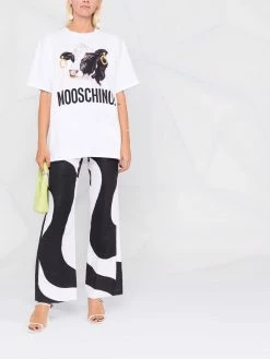 Moschino cow-print T-shirt