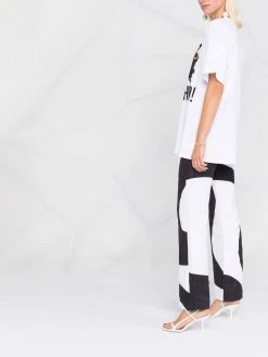 Moschino cow-print T-shirt