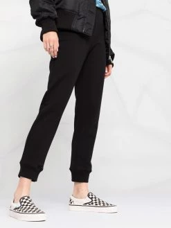 Moschino high-waisted cotton track pants