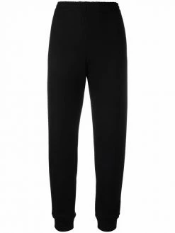 Moschino high-waisted cotton track pants